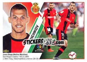 Sticker Stoichkov (14B) - Liga Spagnola 2019-2020 n. 447 - Colecciones ESTE