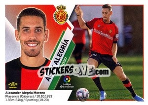Sticker Álex Alegría (14BIS) - Liga Spagnola 2019-2020 n. 452 - Colecciones ESTE