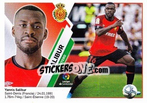 Sticker Salibur (16BIS) - Liga Spagnola 2019-2020 n. 453 - Colecciones ESTE