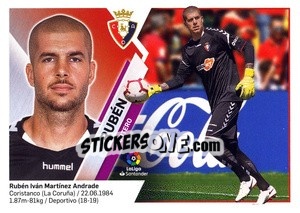 Sticker Rubén (1) - Liga Spagnola 2019-2020 n. 461 - Colecciones ESTE