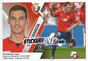Sticker Unai García (5) - Liga Spagnola 2019-2020 n. 465 - Colecciones ESTE