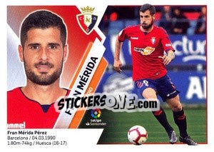 Sticker Fran Mérida (9) - Liga Spagnola 2019-2020 n. 470 - Colecciones ESTE