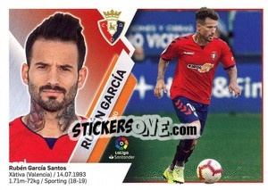 Sticker Rubén García (12A) - Liga Spagnola 2019-2020 - Colecciones ESTE