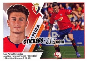 Sticker Luis Perea (12B) - Liga Spagnola 2019-2020 n. 474 - Colecciones ESTE