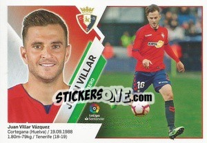 Sticker Juan Villar (15) - Liga Spagnola 2019-2020 n. 477 - Colecciones ESTE
