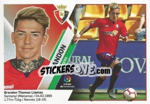 Sticker Brandon (16) - Liga Spagnola 2019-2020 - Colecciones ESTE