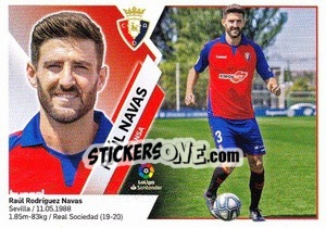 Sticker Raúl Navas (5BIS) - Liga Spagnola 2019-2020 n. 480 - Colecciones ESTE