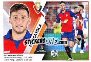 Sticker Moncayola (10BIS) - Liga Spagnola 2019-2020 n. 481 - Colecciones ESTE