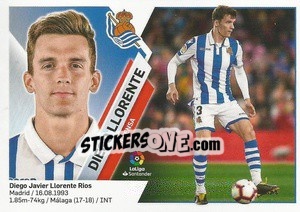 Sticker Diego Llorente (5A) - Liga Spagnola 2019-2020 n. 495 - Colecciones ESTE