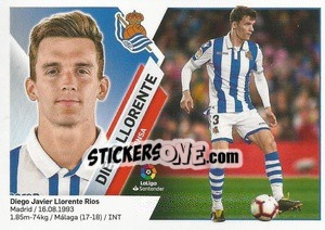 Figurina Diego Llorente (5A) - Liga Spagnola 2019-2020 - Colecciones ESTE