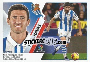Cromo Raúl Navas (6) - Liga Spagnola 2019-2020 n. 497 - Colecciones ESTE