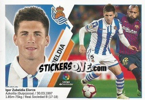 Sticker Zubeldia (8) - Liga Spagnola 2019-2020 n. 499 - Colecciones ESTE
