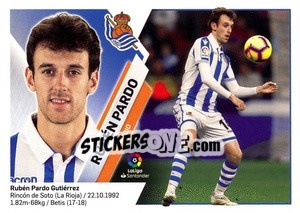Cromo Rubén Pardo (13A) - Liga Spagnola 2019-2020 n. 505 - Colecciones ESTE