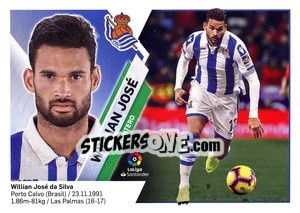 Sticker Willian José (16) - Liga Spagnola 2019-2020 n. 510 - Colecciones ESTE