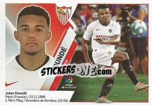 Sticker Koundé (6) - Liga Spagnola 2019-2020 n. 527 - Colecciones ESTE