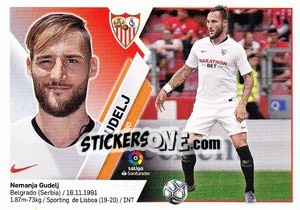 Sticker Nemanja Gudelj (9BIS) - Liga Spagnola 2019-2020 n. 540 - Colecciones ESTE