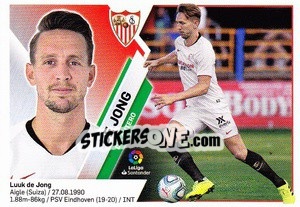 Sticker De Jong (16BIS) - Liga Spagnola 2019-2020 n. 541 - Colecciones ESTE