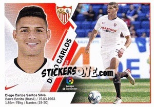 Sticker Diego Carlos (7BIS) - Liga Spagnola 2019-2020 n. 543 - Colecciones ESTE