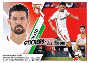 Sticker Nolito (14BIS) - Liga Spagnola 2019-2020 n. 544 - Colecciones ESTE