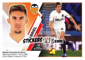 Figurina Gabriel (4) - Liga Spagnola 2019-2020 n. 554 - Colecciones ESTE