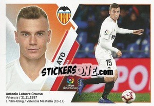 Sticker Lato (7B) - Liga Spagnola 2019-2020 n. 558 - Colecciones ESTE