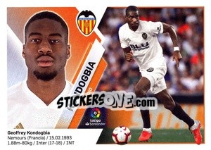 Sticker Kondogbia (9) - Liga Spagnola 2019-2020 n. 560 - Colecciones ESTE