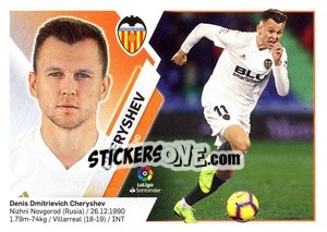 Sticker Cheryshev (10B) - Liga Spagnola 2019-2020 - Colecciones ESTE