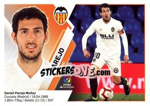 Sticker Parejo (11) - Liga Spagnola 2019-2020 n. 563 - Colecciones ESTE
