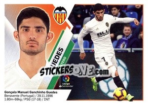 Sticker Guedes (13) - Liga Spagnola 2019-2020 - Colecciones ESTE