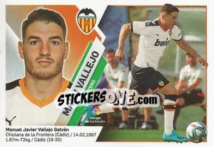 Figurina Manu Vallejo (16) - Liga Spagnola 2019-2020 - Colecciones ESTE