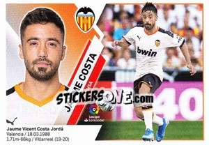 Sticker Jaume Costa (6BIS) - Liga Spagnola 2019-2020 - Colecciones ESTE