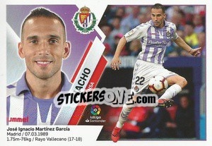 Sticker Nacho (7) - Liga Spagnola 2019-2020 n. 588 - Colecciones ESTE