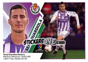 Sticker Sergi Guardiola (15) - Liga Spagnola 2019-2020 n. 597 - Colecciones ESTE