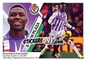 Sticker Stiven Plaza (16B) - Liga Spagnola 2019-2020 n. 599 - Colecciones ESTE