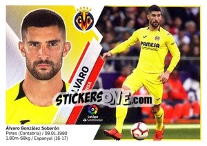 Sticker Álvaro (4) - Liga Spagnola 2019-2020 n. 614 - Colecciones ESTE