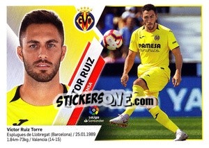 Sticker Víctor Ruiz (5) - Liga Spagnola 2019-2020 n. 615 - Colecciones ESTE