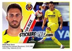 Sticker Víctor Ruiz (5) - Liga Spagnola 2019-2020 - Colecciones ESTE