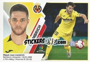 Sticker Llambrich (6B) - Liga Spagnola 2019-2020 - Colecciones ESTE