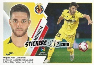 Figurina Llambrich (6B) - Liga Spagnola 2019-2020 - Colecciones ESTE