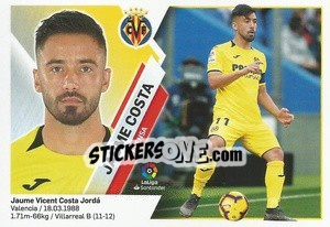Sticker Jaume Costa (7A) - Liga Spagnola 2019-2020 - Colecciones ESTE