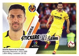 Sticker Iborra (8) - Liga Spagnola 2019-2020 n. 620 - Colecciones ESTE