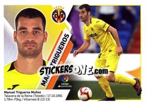 Sticker Manu Trigueros (10) - Liga Spagnola 2019-2020 n. 623 - Colecciones ESTE