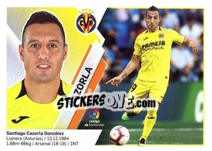 Sticker Cazorla (12) - Liga Spagnola 2019-2020 n. 626 - Colecciones ESTE