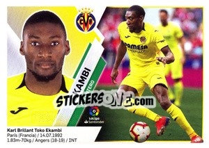 Sticker Ekambi (14) - Liga Spagnola 2019-2020 n. 628 - Colecciones ESTE