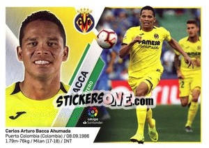 Sticker Bacca (15) - Liga Spagnola 2019-2020 n. 629 - Colecciones ESTE