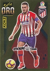Sticker Koke (3) - Liga Spagnola 2019-2020 n. 643 - Colecciones ESTE