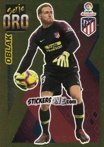 Sticker Oblak (8) - Liga Spagnola 2019-2020 n. 648 - Colecciones ESTE