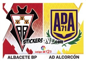 Figurina Escudos LaLiga 1|2|3 - Albacete / Alcorcón (1) - Liga Spagnola 2019-2020 - Colecciones ESTE