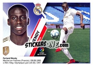 Sticker 1 Mendy (Real Madrid) - Liga Spagnola 2019-2020 n. 681 - Colecciones ESTE