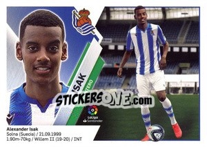 Sticker 2 Isak (Real Sociedad) - Liga Spagnola 2019-2020 - Colecciones ESTE